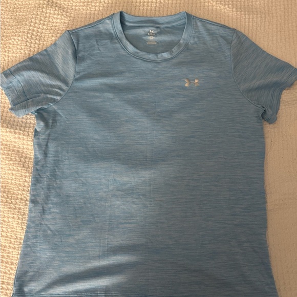 Under Armour Light Blue Short Sleeve Tee - Picture 1 of 2